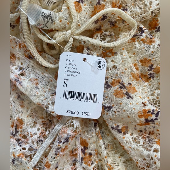 Free People Pucker Up Mini Slip, Brand new with tags, Size: S - Picture 4 of 5